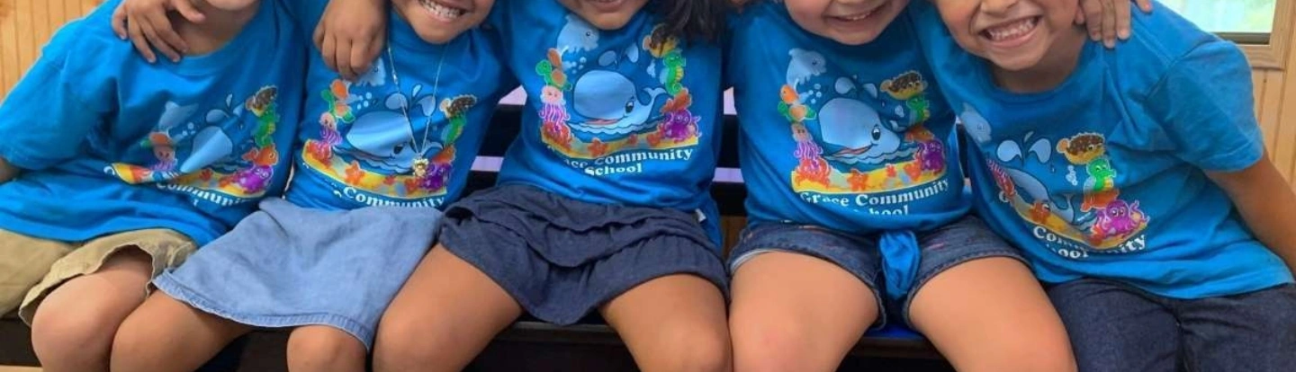 Pre k class kids whale shirts